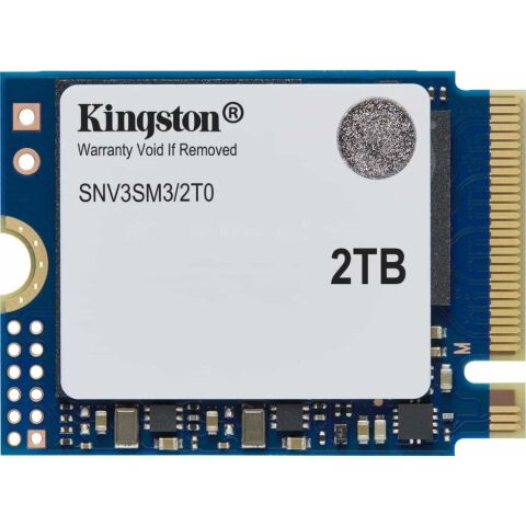 Накопитель SSD M.2 2230 2TB NV3 Kingston (SNV3SM3/2T0) - Внутренние SSD  - Внутренние SSD 