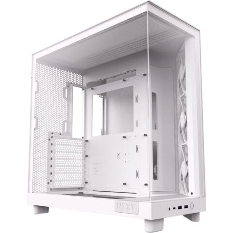 Корпус для ПК NZXT H6 Flow All white (CC-H61FW-01) - Корпуса - Корпуса