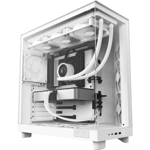 Корпус для ПК NZXT H6 Flow All white (CC-H61FW-01) - Корпуса - Корпуса