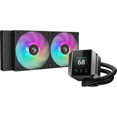 Система жидкостного охлаждения Deepcool Mystique 240 ARGB Black (R-LX550-BKADSNC-G-1) - Системы водного охлаждения - Системы водного охлаждения
