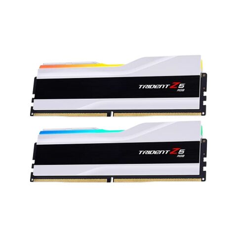 Модуль памяти для компьютера DDR5 64GB (2x32GB) 6000 MHz Trident Z5 RGB White G.Skill (F5-6000J3636F32GX2-TZ5RW) - Нулевой остаток (Feed)  - Нулевой остаток (Feed) 
