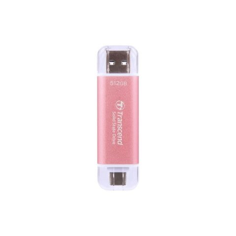 Накопитель SSD USB 3.2 512GB Transcend (TS512GESD310P) - Нулевой остаток (Feed)  - Нулевой остаток (Feed)