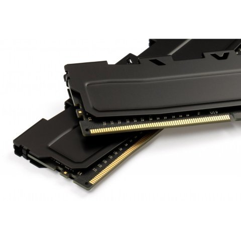 Модуль памяти для компьютера DDR4 16GB (2x8GB) 3200 MHz Black Kudos eXceleram (EKBLACK4163222AD) - Нулевой остаток (Feed)  - Нулевой остаток (Feed)