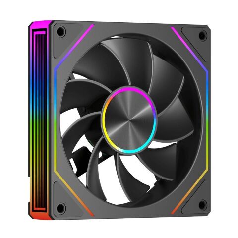 Кулер для корпуса PcCooler Вентилятор реверсний PCCOOLER FG120R ARGB BK чорний для корпусу 1 (FG120R ARGB BK) - Нулевой остаток (Feed)  - Нулевой остаток (Feed) 