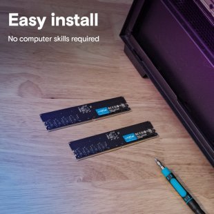 Модуль памяти для компьютера DDR5 32GB 5600 MHz Micron (CT32G56C46U5T)