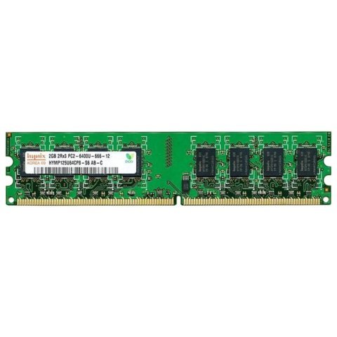 Модуль памяти для компьютера DDR2 2GB 800 MHz Hynix (HYMP125U64CP8-S6 / HYMP125U64CP8) - Нулевой остаток (Feed)  - Нулевой остаток (Feed)