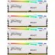 Модуль памяти для компьютера DDR5 128GB (4x32GB) 5600 MHz FURY Beast RGB White Kingston Fury (ex.HyperX) (KF556C40BWAK4-128) - Нулевой остаток (Feed)  - Нулевой остаток (Feed) 