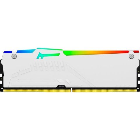 Модуль памяти для компьютера DDR5 128GB (4x32GB) 5600 MHz FURY Beast RGB White Kingston Fury (ex.HyperX) (KF556C40BWAK4-128) - Нулевой остаток (Feed)  - Нулевой остаток (Feed) 