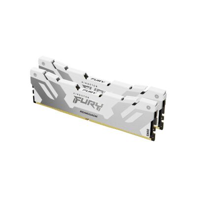 Модуль памяти для компьютера DDR5 32GB (2x16GB) 8000 MHz Renegade White Kingston Fury (ex.HyperX) (KF580C38RWK2-32)