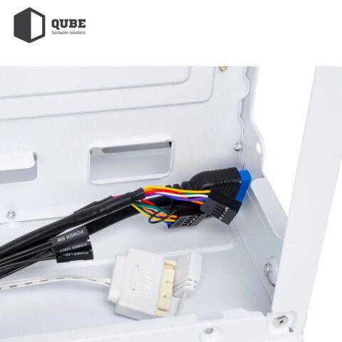 Корпус для ПК Qube REEF ARGB White (REEF_GMNU3) - Корпуса  - Корпуса 