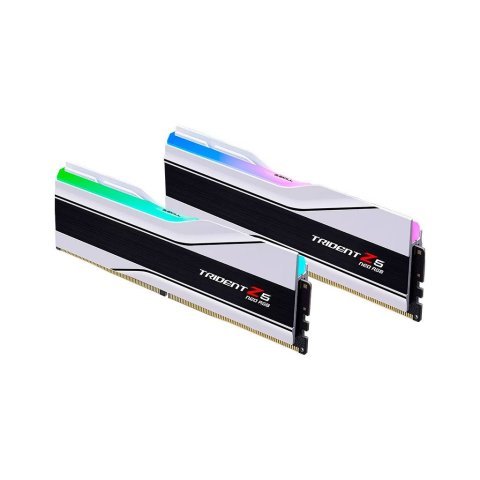 Модуль памяти для компьютера DDR5 32GB (2x16GB) 6400 MHz Trident Z5 Neo RGB Matte White G.Skill (F5-6400J3239G16GX2-TZ5NRW) - Нулевой остаток (Feed)  - Нулевой остаток (Feed) 