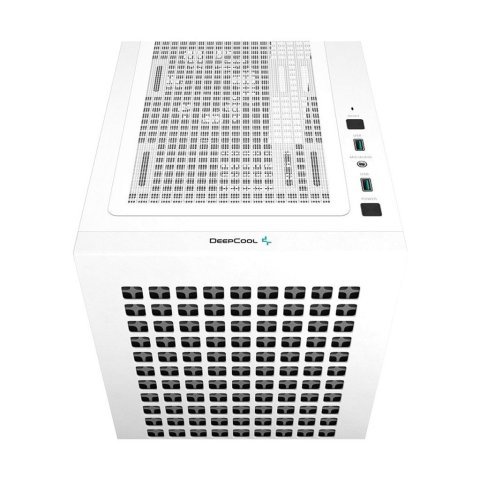 Корпус Deepcool CH370 White (R-CH370-WHNAM1-G-1) - Нулевой остаток (Feed)  - Нулевой остаток (Feed)