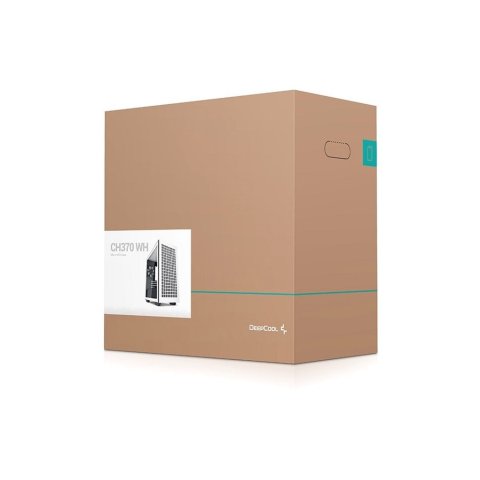 Корпус Deepcool CH370 White (R-CH370-WHNAM1-G-1) - Нулевой остаток (Feed)  - Нулевой остаток (Feed)