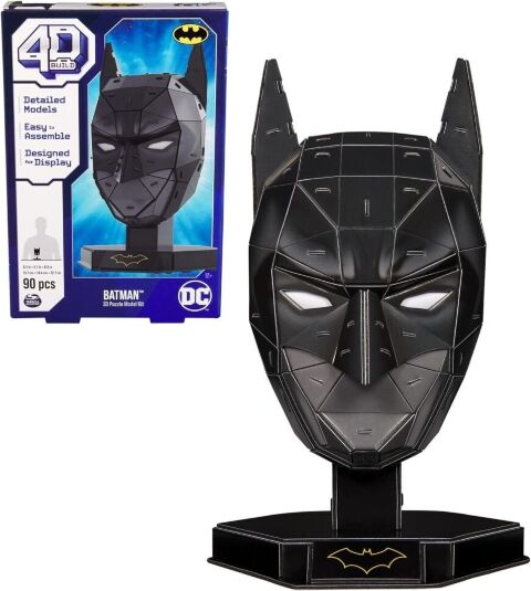 Пазл 4D Build DC Batman Puzzle Model Kit 3D картон Бетмен 90 шт. -   -  
