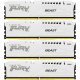 Модуль памяти для компьютера DDR5 128GB (4x32GB) 5600 MHz FURY Beast White Kingston Fury (ex.HyperX) (KF556C40BWK4-128) - Нулевой остаток (Feed)  - Нулевой остаток (Feed)