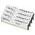Модуль памяти для компьютера DDR5 128GB (4x32GB) 5600 MHz FURY Beast White Kingston Fury (ex.HyperX) (KF556C40BWK4-128) - Нулевой остаток (Feed)  - Нулевой остаток (Feed)