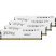 Модуль памяти для компьютера DDR5 128GB (4x32GB) 5600 MHz FURY Beast White Kingston Fury (ex.HyperX) (KF556C40BWK4-128) - Нулевой остаток (Feed)  - Нулевой остаток (Feed)