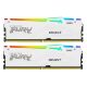Модуль памяти для компьютера DDR5 64GB (2x32GB) 6000 MHz Beast White RGB XMP Kingston Fury (ex.HyperX) (KF560C30BWAK2-64) - Нулевой остаток (Feed)  - Нулевой остаток (Feed) 