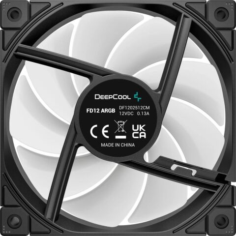 Кулер для корпуса Deepcool FD12 ARGB-3 IN 1 (R-FD12-BKAPN3-G) - Нулевой остаток (Feed)  - Нулевой остаток (Feed) 