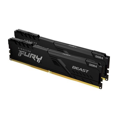 Модуль памяти для компьютера DDR4 32GB (2x16GB) 3600 MHz Fury Beast Black Kingston Fury (ex.HyperX) (KF436C18BBK2/32) - Нулевой остаток (Feed)  - Нулевой остаток (Feed) 