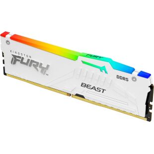 Модуль памяти для компьютера DDR5 32GB 5600 MHz Beast White RGB Kingston Fury (ex.HyperX) (KF556C36BWEA-32)