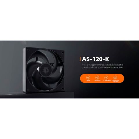 Кулер для корпуса ID-Cooling AS-120-K - Нулевой остаток (Feed)  - Нулевой остаток (Feed) 
