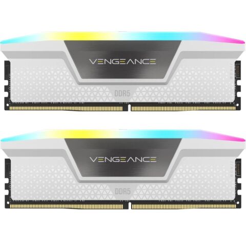 Модуль памяти для компьютера DDR5 32GB (2x16GB) 6000 MHz Vengeance RGB White Corsair (CMH32GX5M2E6000Z36W) - Нулевой остаток (Feed)  - Нулевой остаток (Feed) 