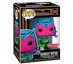 Фигурка Funko Marvel WandaVision Scarlet Witch BLACK LIGHT Фанко Ванда AT Exclusive 986