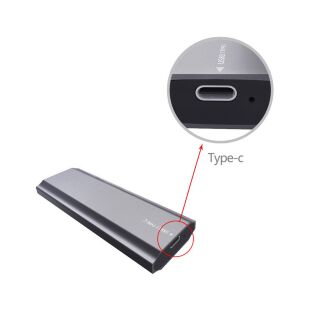 Карман внешний Dynamode M.2 SSD NVMe/SATA combo USB3.2 GEN2 USB-C (DM-CAD-SSD05)