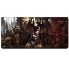 Коврик для мыши игровая поверхность Blizzard DIABLO IV 4 -  Inarius and Lilith (Диабло) XL (90*42 cm)