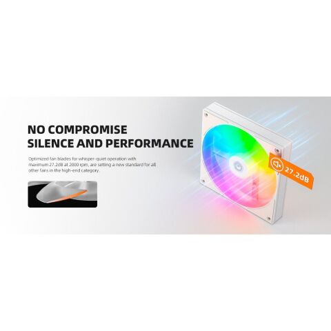 Кулер для корпуса ID-Cooling AS-120-ARGB-W TRIO - Вентиляторы к корпусам  - Вентиляторы к корпусам 