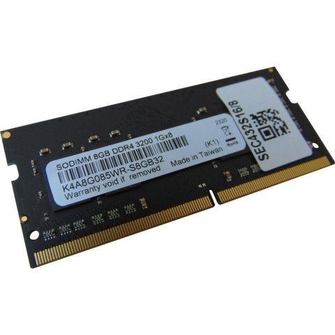 Модуль памяти для ноутбука SoDIMM DDR4 8GB 3200 MHz Samsung (SEC432S16/8) - Нулевой остаток (Feed)  - Нулевой остаток (Feed)