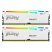 Модуль памяти для компьютера DDR5 64GB (2x32GB) 6400 MHz Beast White RGB EXPO Kingston Fury (ex.HyperX) (KF564C32BWEAK2-64) - Нулевой остаток (Feed)  - Нулевой остаток (Feed)