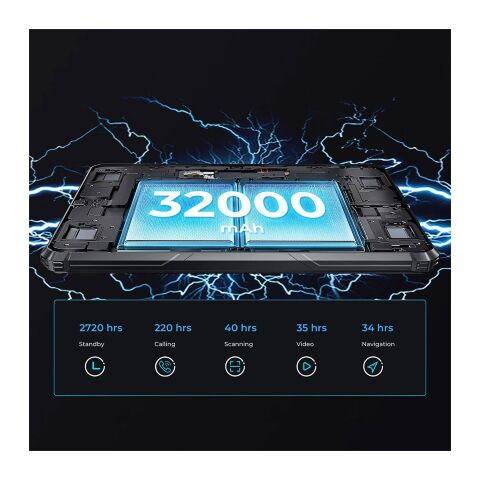 Планшет OUKITEL RT7 10.1" 5G TITAN 12/512GB NFC LTE Black (6941749837233) - Нулевой остаток (Feed)  - Нулевой остаток (Feed) 