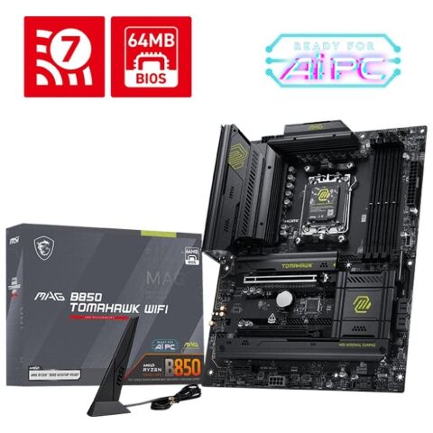 Материнская плата MSI MAG B850 TOMAHAWK WIFI - Системные (материнские) платы  - Системные (материнские) платы 