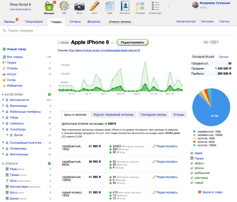 Shop-Script  - Веб-приложения  - Веб-приложения 
