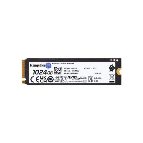 Накопитель SSD M.2 2280 1TB Kingston (SKC3000S/1024G) - Внутренние SSD  - Внутренние SSD 