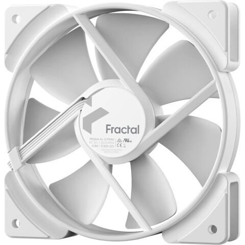 Кулер для корпуса Fractal Design Prisma AL-12 ARGB PWM (FD-FAN-PRI-AL12-PWM-WT) - Вентиляторы к корпусам  - Вентиляторы к корпусам 