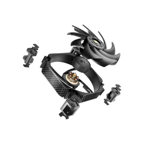 Кулер для корпуса JONSBO HF120 Black - Нулевой остаток (Feed)  - Нулевой остаток (Feed) 