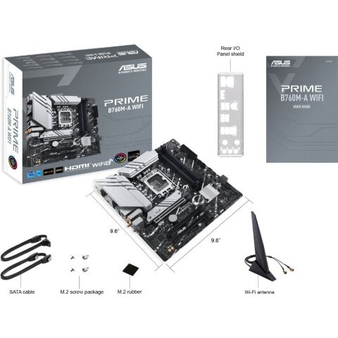 Материнская плата ASUS PRIME B760M-A WIFI - Системные (материнские) платы  - Системные (материнские) платы 