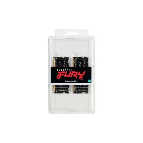 Модуль памяти для ноутбука SoDIMM DDR4 16GB (2x8GB) 3200 MHz Fury Impact Kingston Fury (ex.HyperX) (KF432S20IBK2/16) - Нулевой остаток (Feed)  - Нулевой остаток (Feed) 