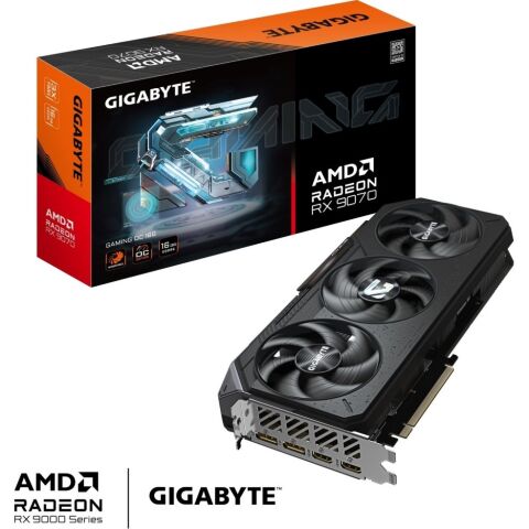 Видеокарта GIGABYTE Radeon RX 9070 16Gb GAMING OC (GV-R9070GAMING OC-16GD) - Нулевой остаток (Feed)  - Нулевой остаток (Feed) 