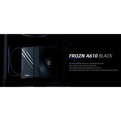 Кулер для процессора ID-Cooling FROZN A610 BLACK - Нулевой остаток (Feed)  - Нулевой остаток (Feed) 