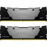 Модуль памяти для компьютера DDR4 16GB (2x8GB) 4800 MHz Renegade Black Kingston Fury (ex.HyperX) (KF448C19RB2K2/16)