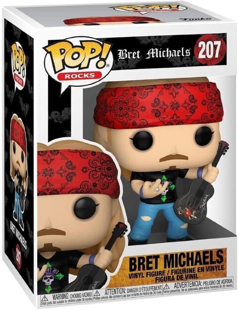Фігурка Funko Rocks Bret Michaels фанко Брет Майклс 207 -   -  