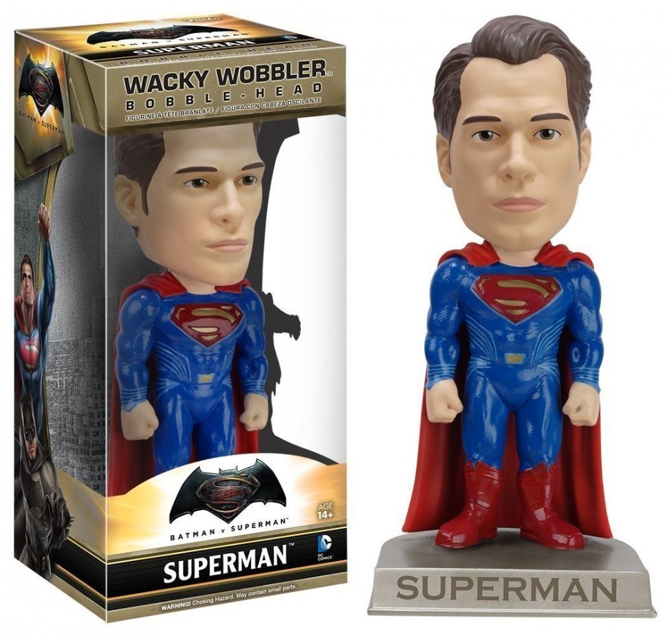 Фігурка Funko Wacky Wobbler: Batman vs Superman Superman Action Figure