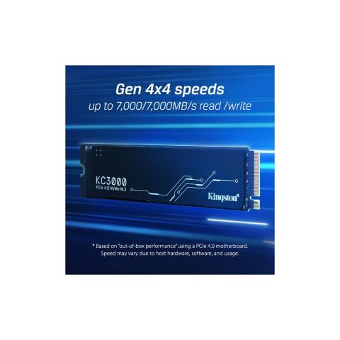 Накопитель SSD M.2 2280 2TB Kingston (SKC3000D/2048G) - Внутренние SSD  - Внутренние SSD 