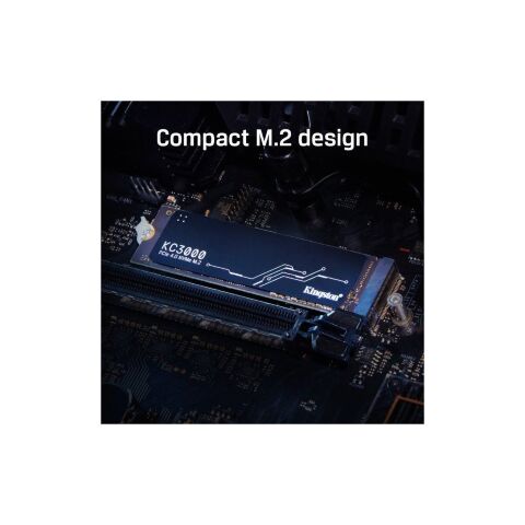 Накопитель SSD M.2 2280 2TB Kingston (SKC3000D/2048G) - Внутренние SSD  - Внутренние SSD 