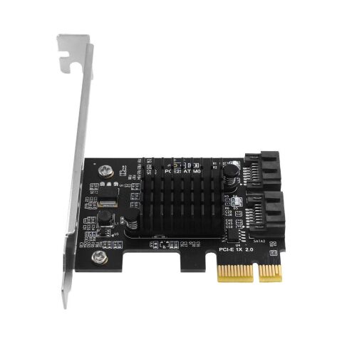 Контроллер Dynamode PCI-E to 2 х SATA III (6 Gb/s), 2 ch (PCI-E-2xSATAIII-Marvell) - Контроллеры ExpressCard  - Контроллеры ExpressCard 