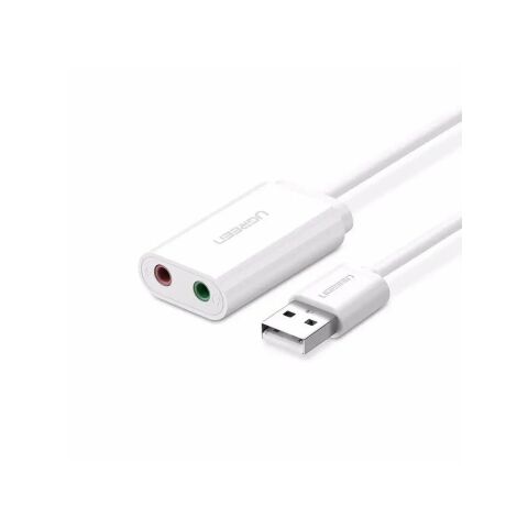 Звуковая плата Ugreen US205 white (30143) - Звуковые платы  - Звуковые платы 